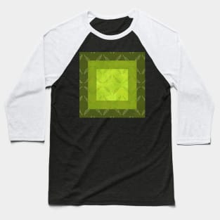 Green Palm Zig Zags! Baseball T-Shirt